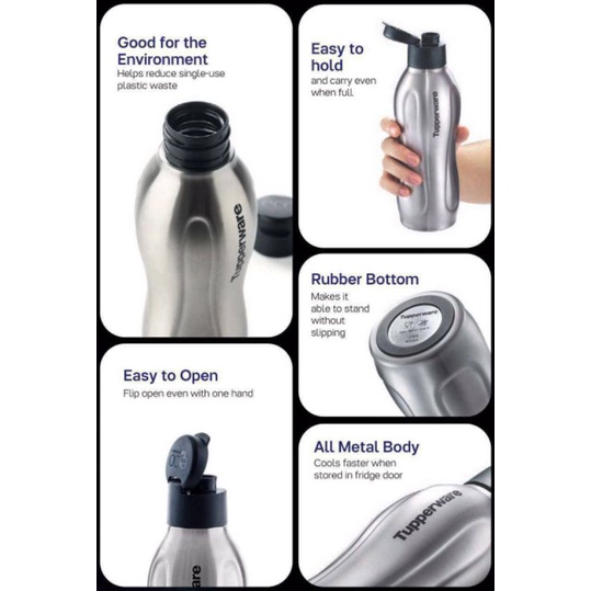 Tupperware Stainless Steel Eco Bottle (1) 880ml Shopee Malaysia