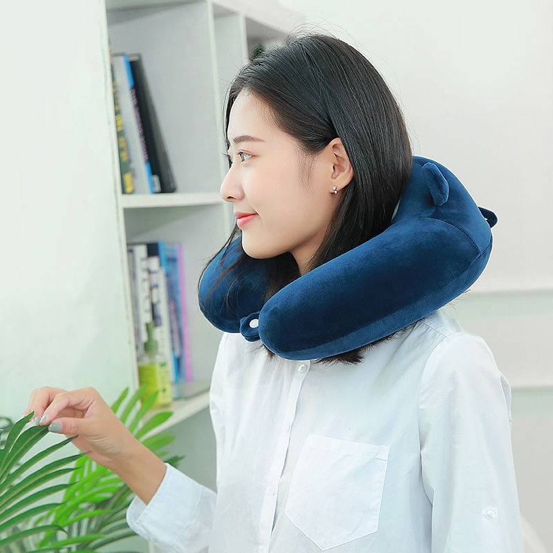 Bantal Leher Kereta Bayiproduk Bayi Memory Cotton U Shaped Pillow