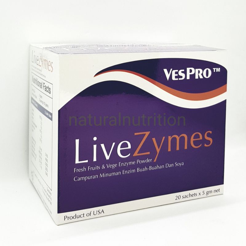 DYNAMIC NUTRITION Vespro Livezymes Fruits & Vegetable Digestive