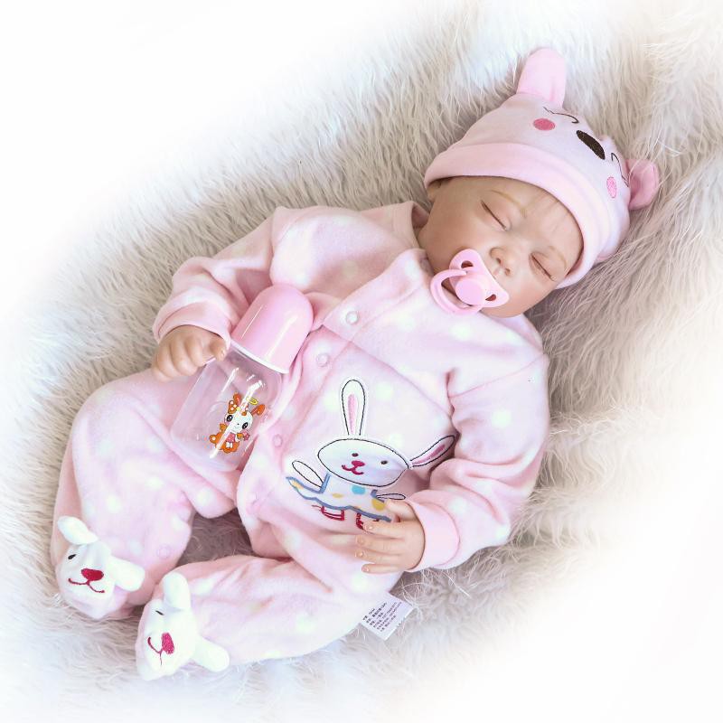 silicone newborn baby girl