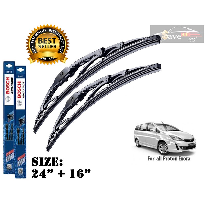 Exora Preve Suprima S Bosch Advantage Wiper Blade Set 24 16 Shopee Malaysia