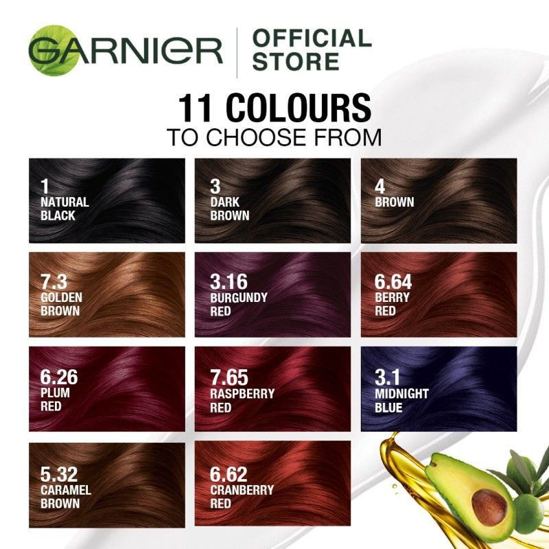 hair shampoo ready stock toner gift hair care！Hair Coloring！ [11 Colours] Garnier Color Naturals/Garnier Hair | Shopee Malaysia