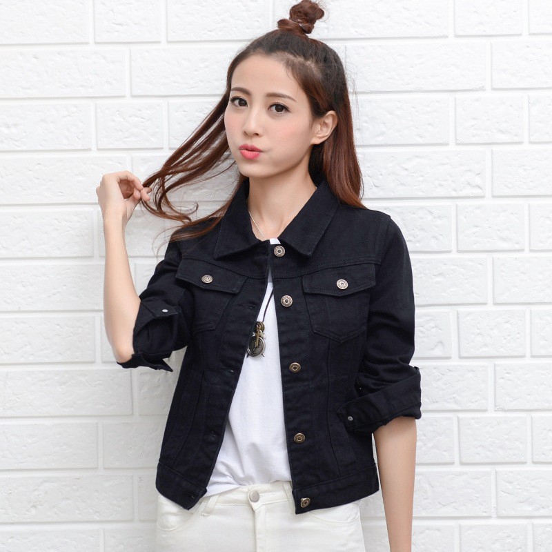 short jeans jacket for girl
