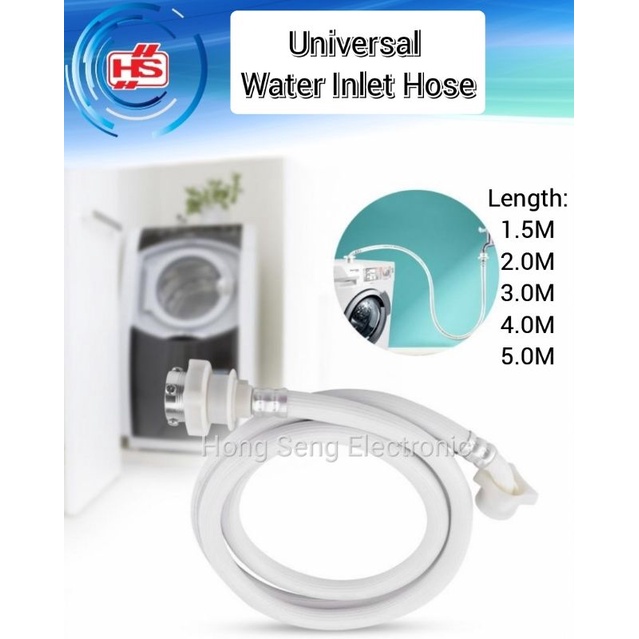 Water Inlet Hose Washing Machine Auto Top Loading 1.5M 2M 3M 4M 5M / Paip Masuk Air Mesin Basuh Auto