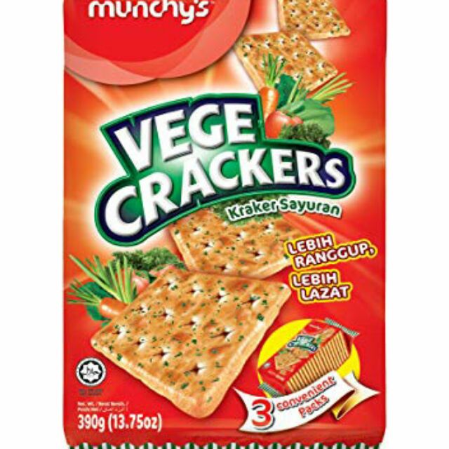 💥 HOT PRODUCT 💥 Biskut Munchys Vege Crackers (Ready Stock) | Shopee ...