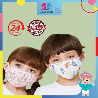 Starne 3Pcs Cotton Face Bandana for Kids Washable Breathable Reusable Durable Dustproof Anti Haze Cute Cartoon Print Cloth for Outdoor Protection A 