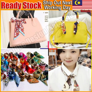 Ladies Twilly Ribbon Bag Neck Tied Handbag Handle Small Ribbon Scarf Head Band Colors 90*4cm Hot Sale