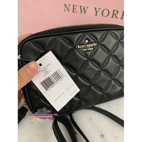 Kate spade Natalia Double Zip Small Crossbody Bag | Shopee Malaysia