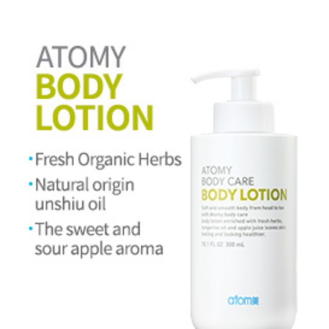 🔥Ready Stock KL 🔥 ATOMY Body Lotion 300ml Shopee Malaysia
