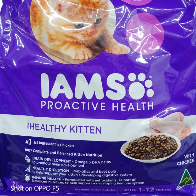 SUPER PREMIUM CAT FOOD IAMS KITTEN 1KG (REPACK) | Shopee Malaysia