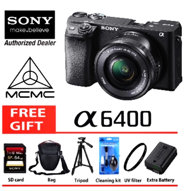 Sony A6400 16 50mm Original Sony Malaysia 1 Years Warranty Shopee Malaysia