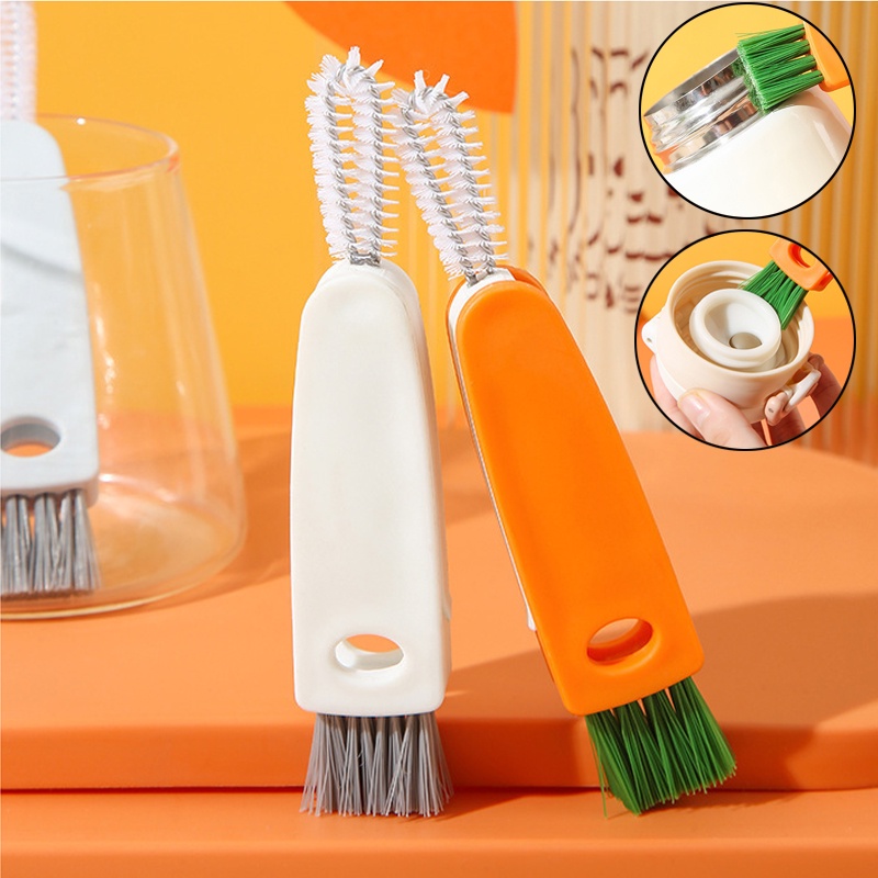 Multifunctional Grooved Cup Cover Brush Washing Tool No Dead Ends Cup