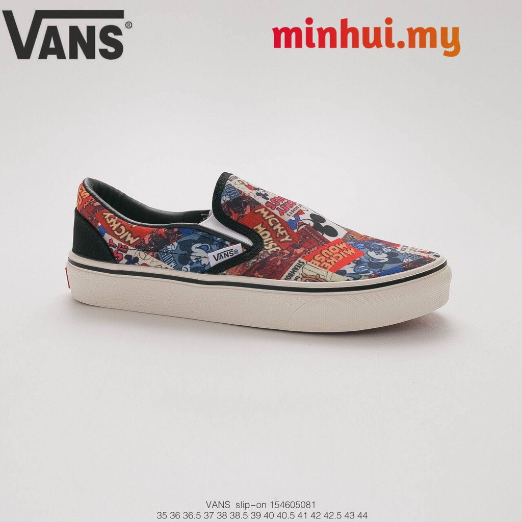 vans slip on mickey