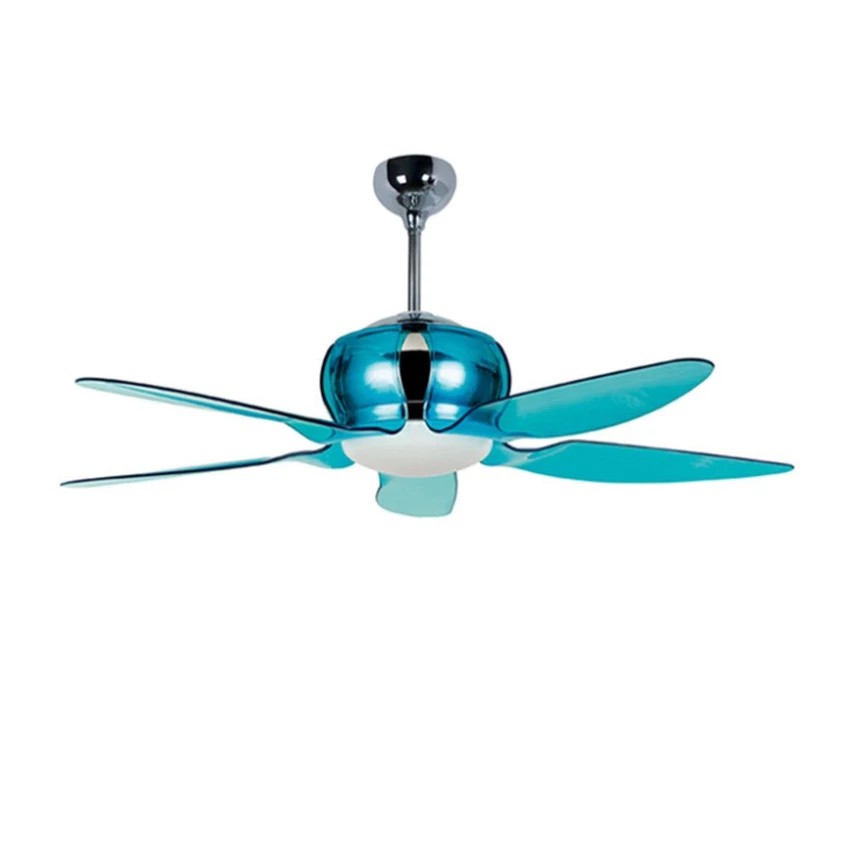 Fanco F1 Turquoise Colour 52 3 In 1 Led Ceiling Fan