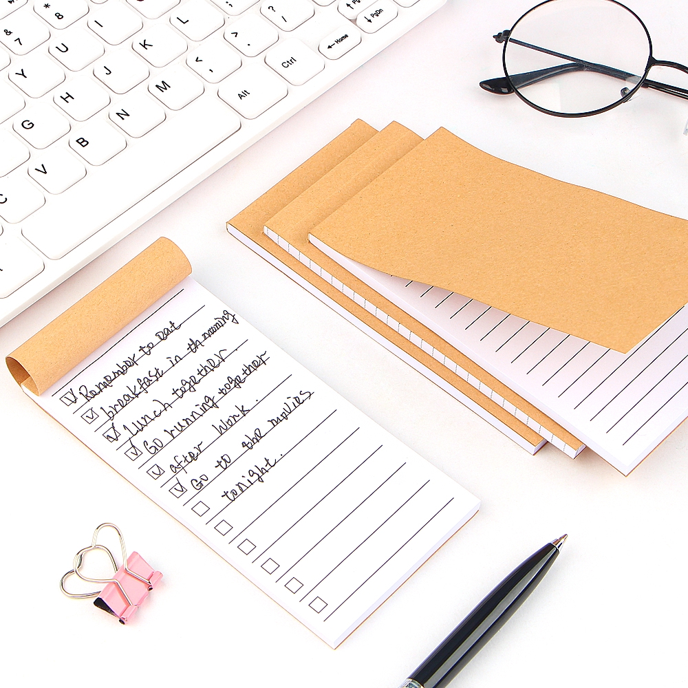 Pocket Kraft Paper Memo Pad Notepad Stationery Scrapbooking Memo Notes To Do List Tear Checklist Note Pad Shopee Malaysia