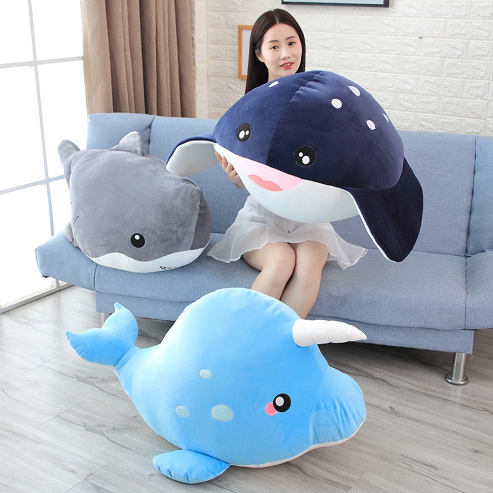 shark plush pillow