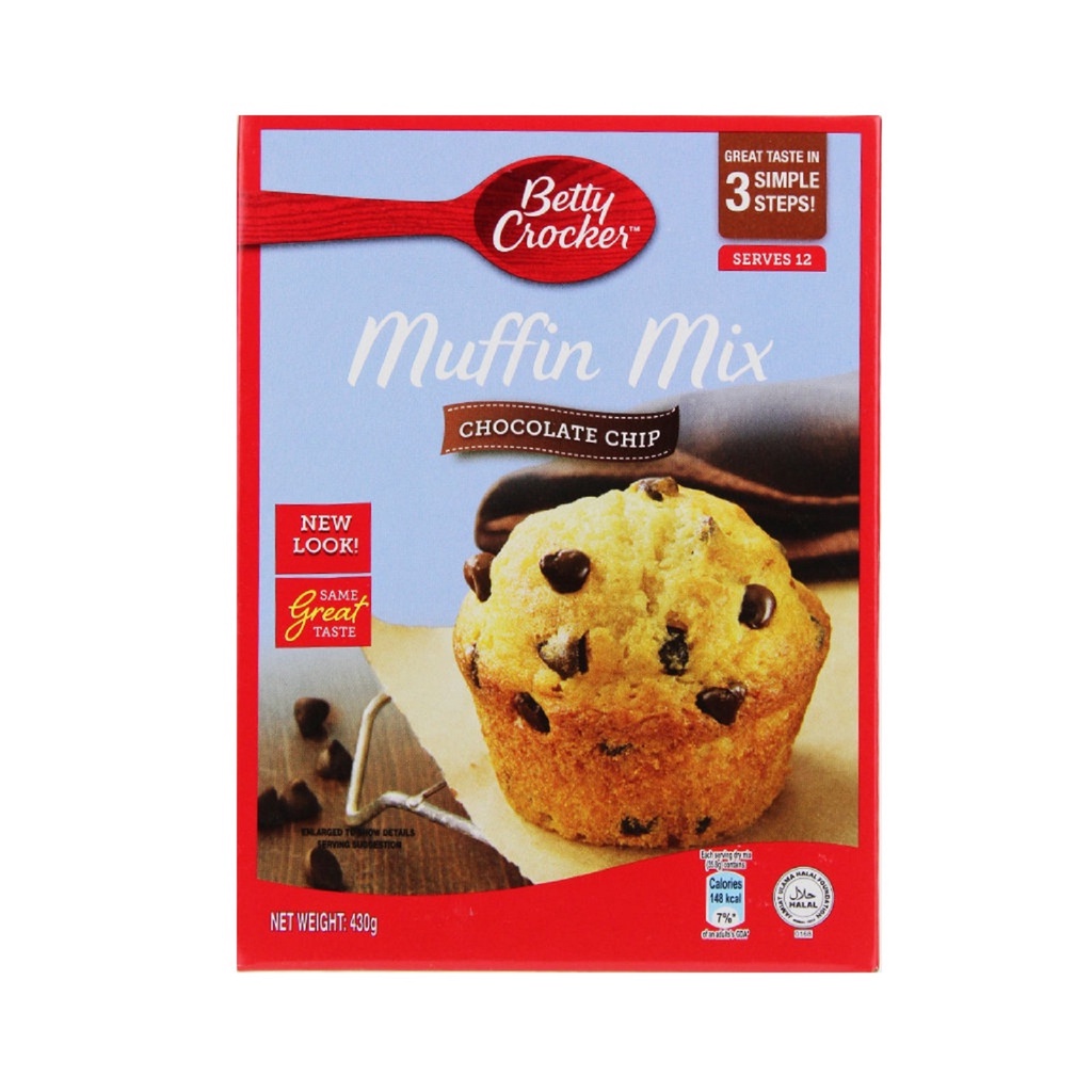 Betty Crocker Muffin Chocolate Chip (430g) Shopee Malaysia