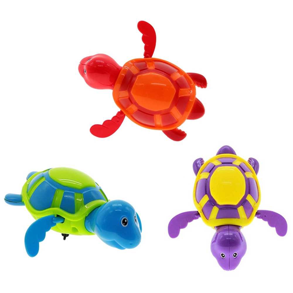 Cute Swim Turtle Wound-up Chain Clockwork Baby Kid Bath Toy | Shopee ...