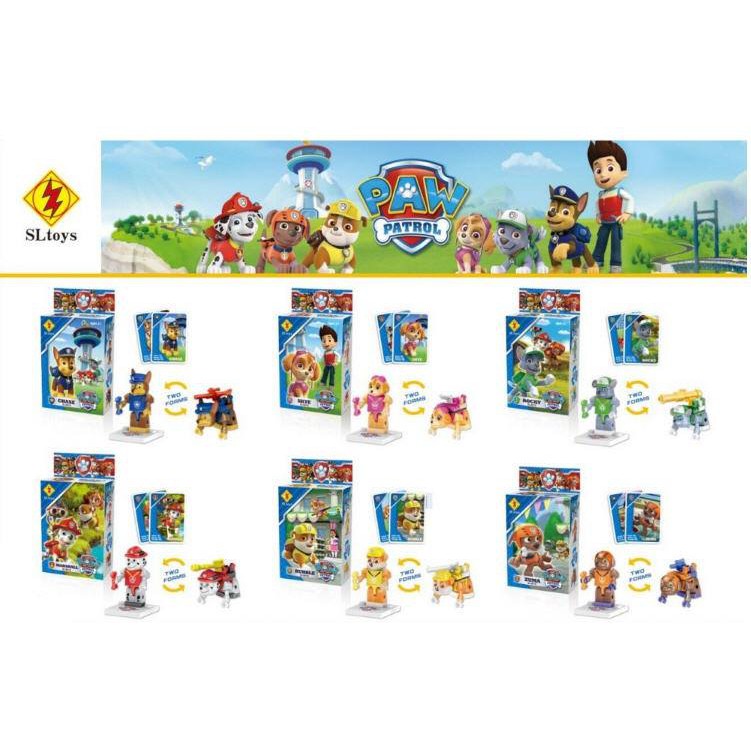 paw patrol lego sets