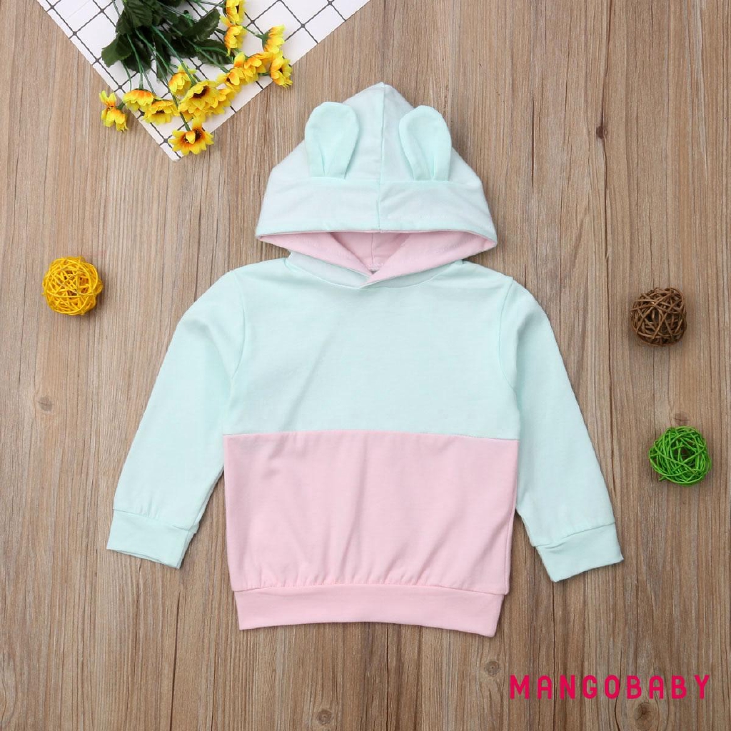 bunny hoodie with ears toddler