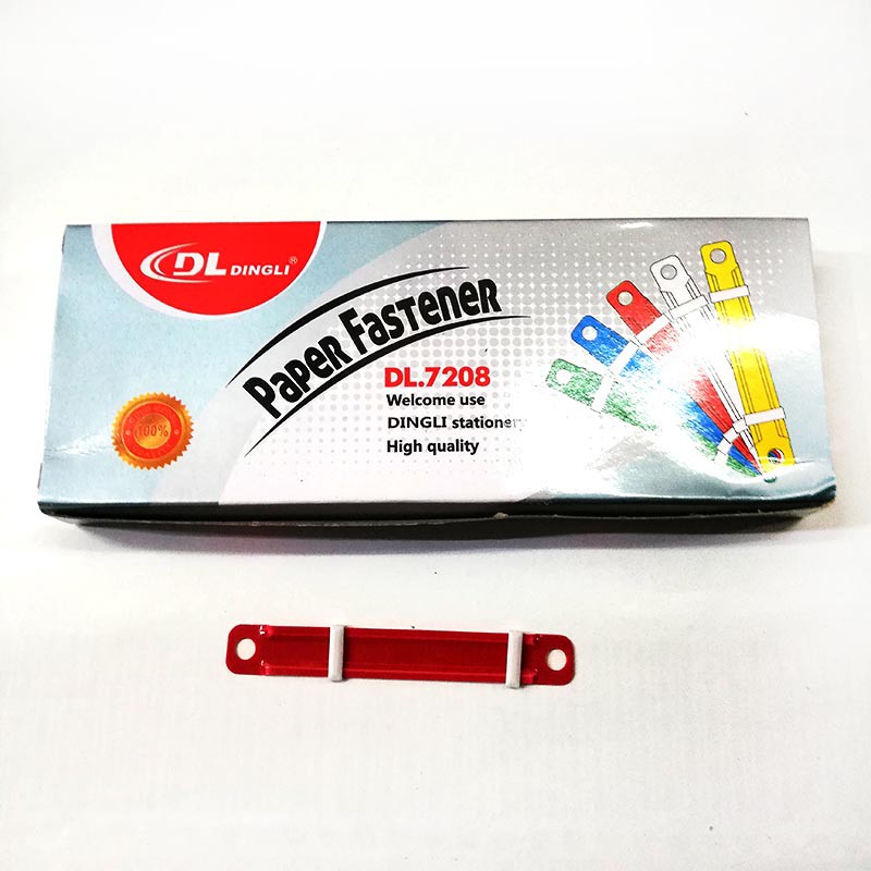 DINGLI Paper Fastener in Assorted Colour (50 Sets per Box) Shopee