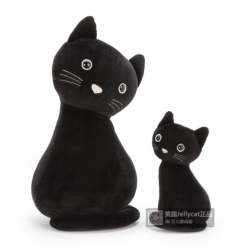 Jelly cat. Черная кошка игрушка. Jellycat кот черный. Jellycat игрушки чёрный и белый кот. 2 Черные кошки игрушки.