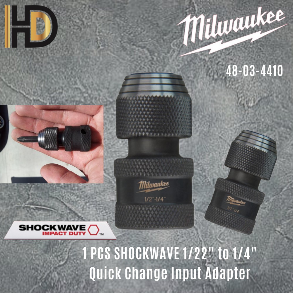 Milwaukee SHOCKWAVE™ Socket Adapters SHOCKWAVE™ Power Bit Socket