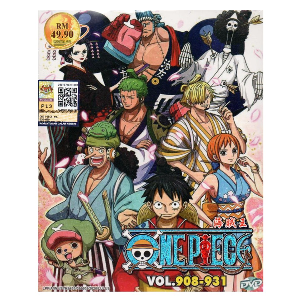 Anime Dvd One Piece Box 29 Vol 908 931 Shopee Malaysia