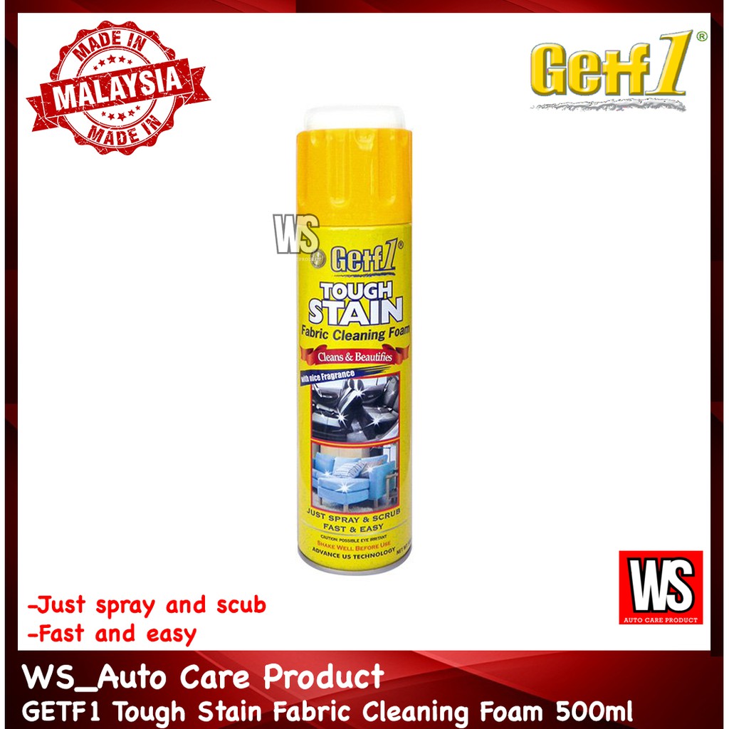 GETF1 Tough Stain Fabric Cleaning Foam 500ml Shopee Malaysia