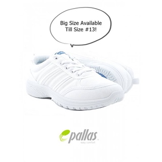 Pallas-0170 White Shoe or Kasut Putih Sekolah Bertali (New Arrival)