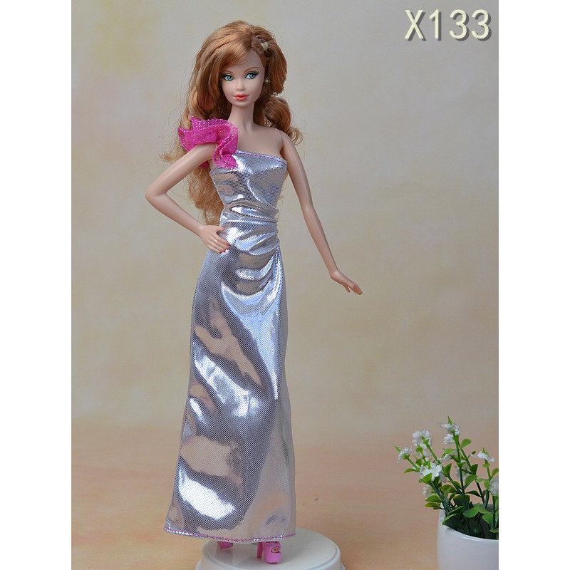 barbie silver dress