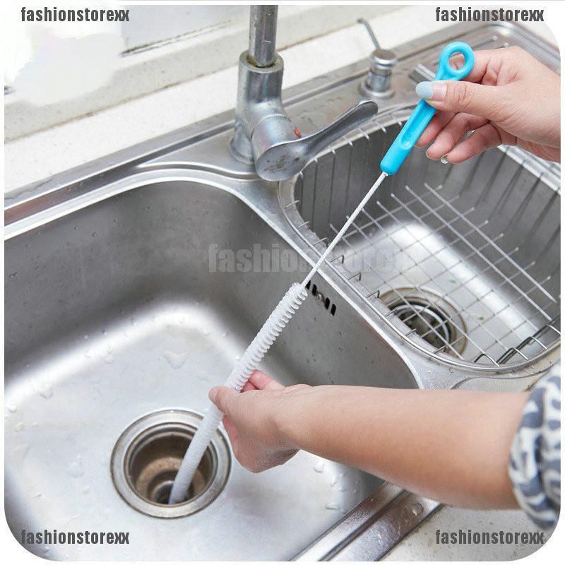 Sewer Cleaning Brush Home Bendable Sink Tub Toilet Dredge