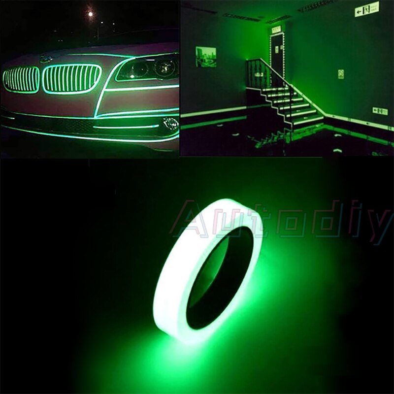 Glow In The Dark Safety tape stairs warning tape stage self-Luminous ...