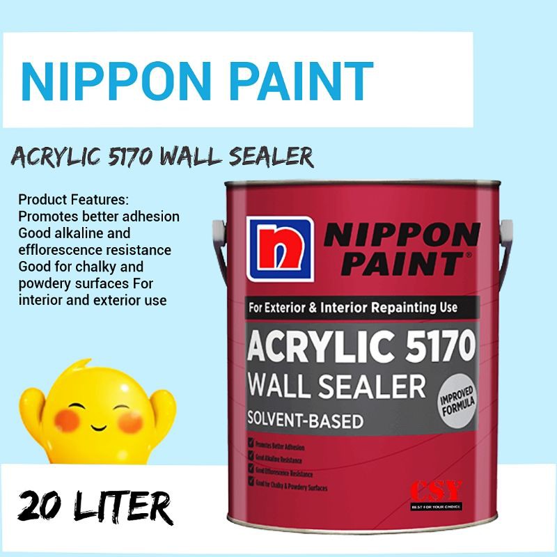 NIPPON PAINT 5170 Acrylic wall Sealer 20 Liter Shopee Malaysia