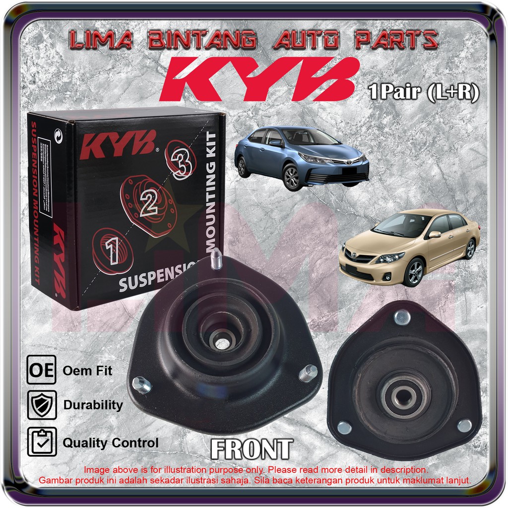 Toyota Corolla Altis ZZE141 ZZE142 ZRE142 ZRE143 ZRE172 ZRE173 Front 