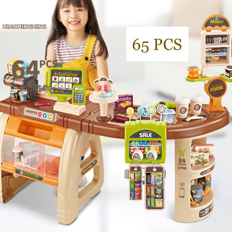 READY STOCK] Pretend Play Game set Home Supermarket Cashier Toy Kid Fun  Learning Education Family Groceries Shop | Shopee Malaysia