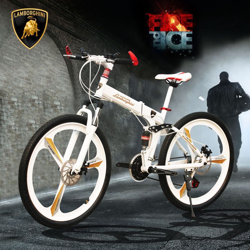 Lamborghini 21 24 27 26 Inch Mountain Bike Speed Gear Shimano Folding Bicycle Men Damping Bis Shimano Basikal Shopee Malaysia