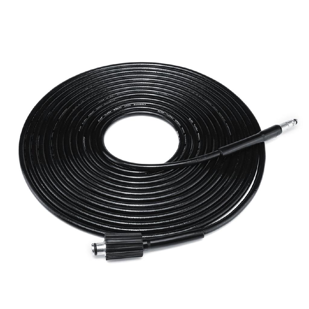 15M High Power Pressure Washer Hose Washing Tube For New Black and