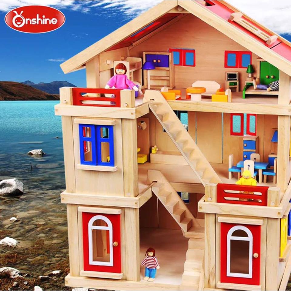 onshine wooden doll house