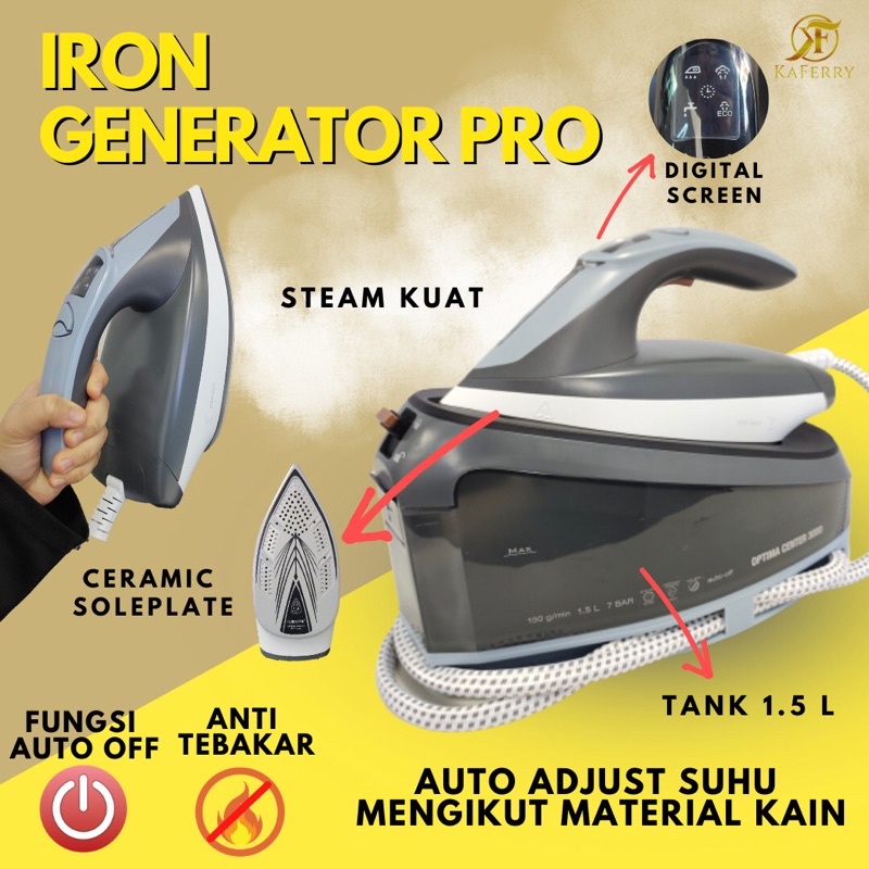 Buy Iron Generator Pro Automatik Mampu Milik By Kaferry Shipping From Malaysia Seetracker Malaysia