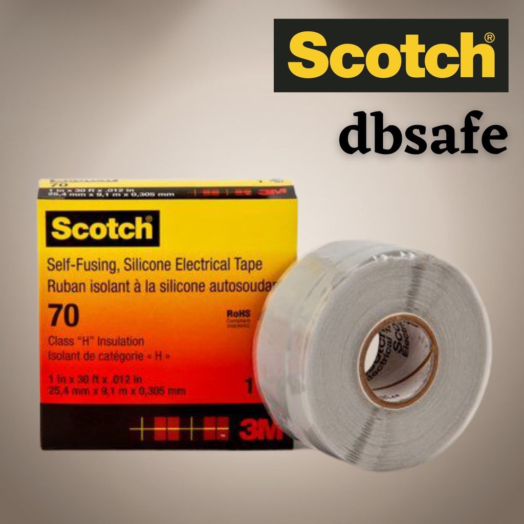 3M Scotch 70 @ 1 roll Silicone Rubber Electrical Tape 70 | Shopee Malaysia