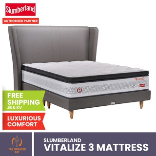 Slumberland VITALIZE 1 Mattress (11 inch), Far Infrared Pocketed 