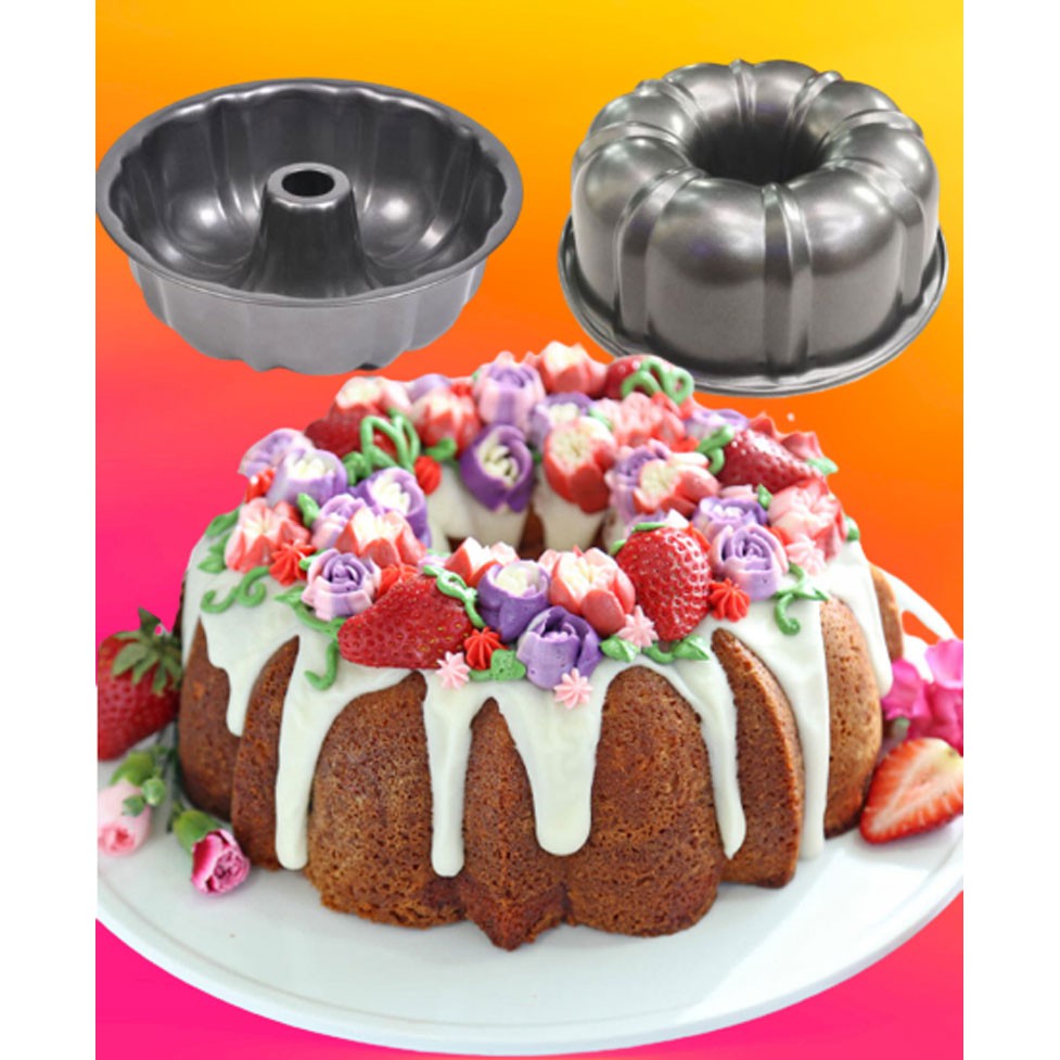 10 in Classical Bundt Cake Mould Bundt Cake Tin Bundt Cake pan Shopee Malaysia