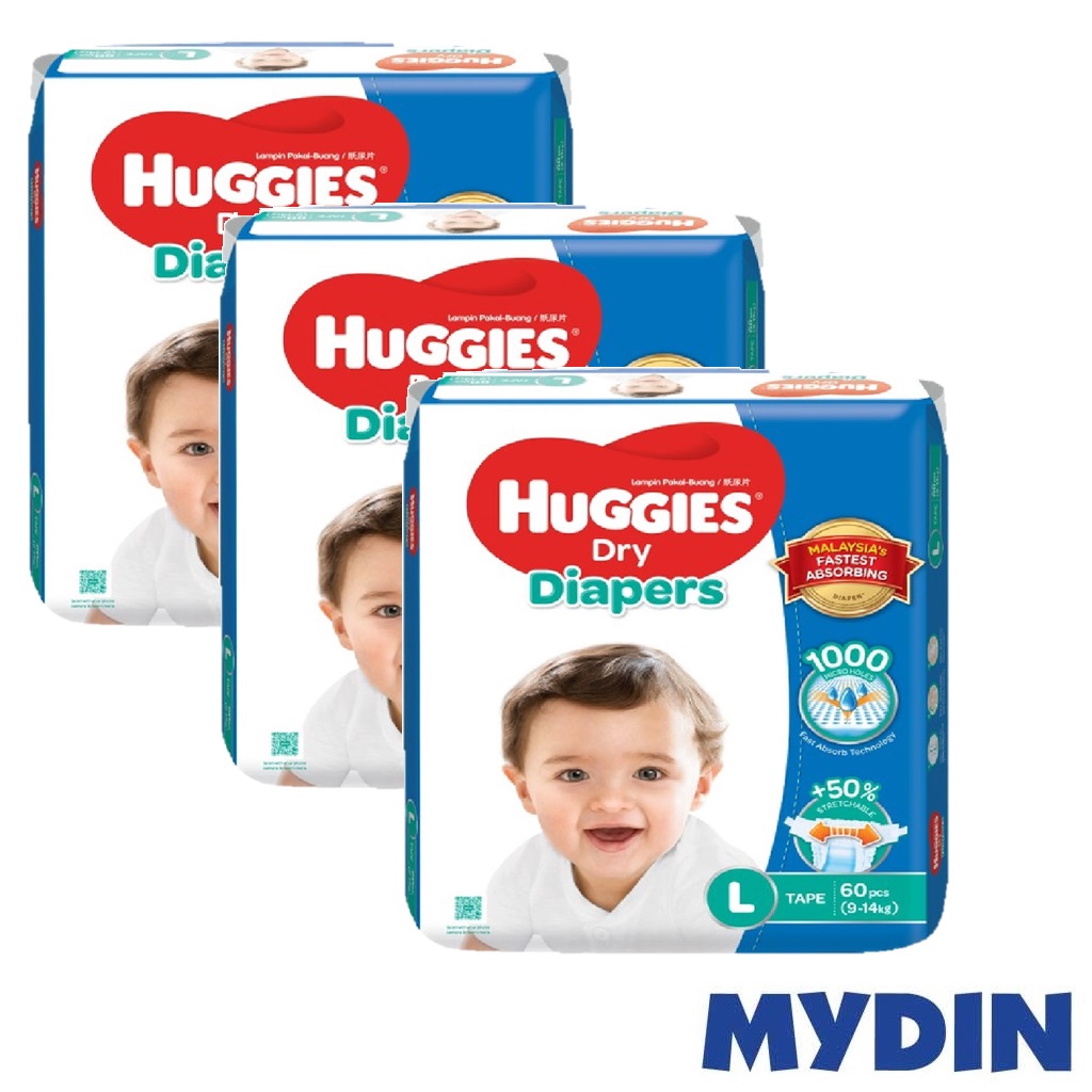 huggies 3 pack diapers