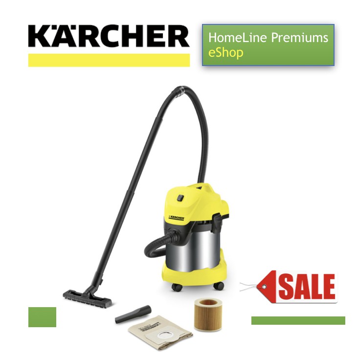 KARCHER WD3 PREMIUM 16298400 MULTIPURPOSE VACUUM CLEANER Shopee