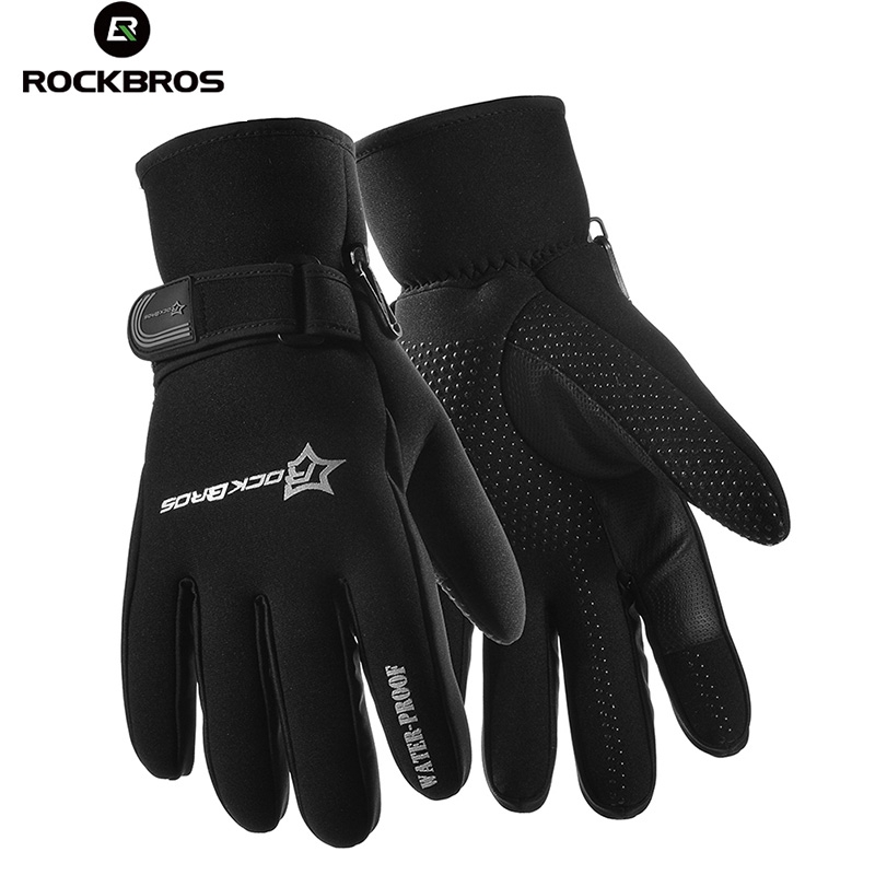 rockbros winter cycling gloves