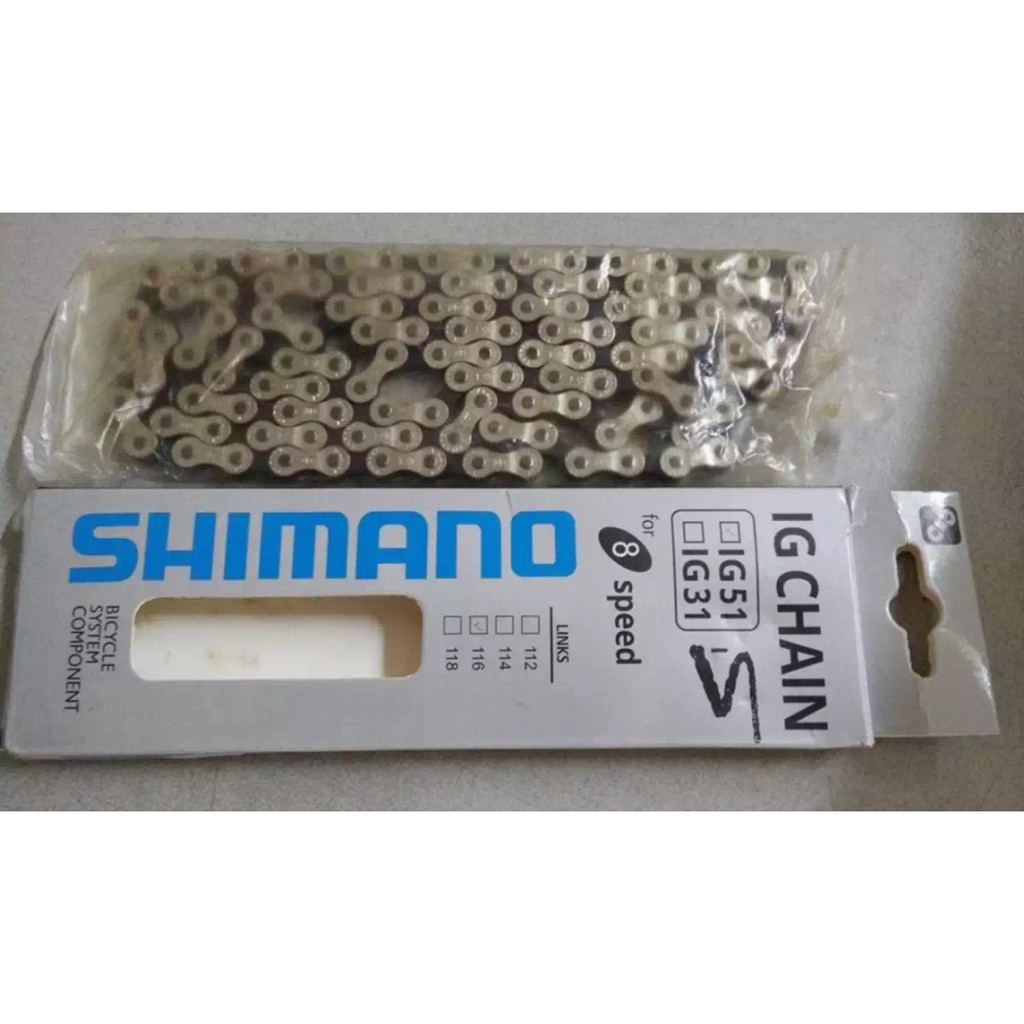 Shimano Bicycle Chain 6/7/8 Speeds 116 Links | Shopee Malaysia