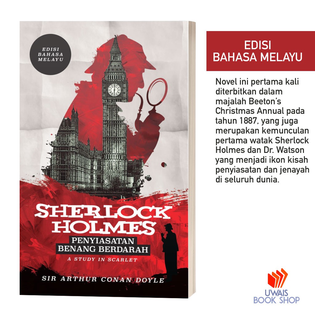 Sherlock Holmes: Penyiasatan Benang Berdarah (A Study in Scarlet) - Edisi Bahasa Melayu