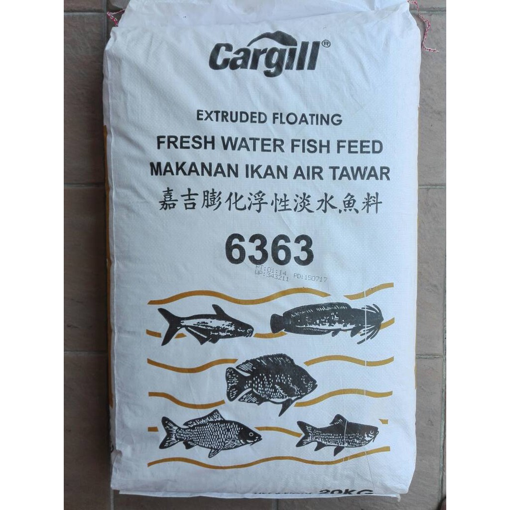 Cargill 6363 Floating Fresh Water Fish Feed 20kg Shopee Malaysia