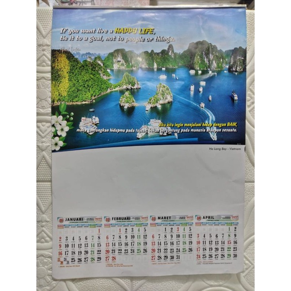 Caturwulan Wall Calender 2022 Beautiful Viewer | Shopee Malaysia